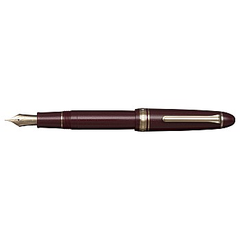 Sailor 1911L 18k Shining Red GT Fountain pen - Vulpen / Fountain